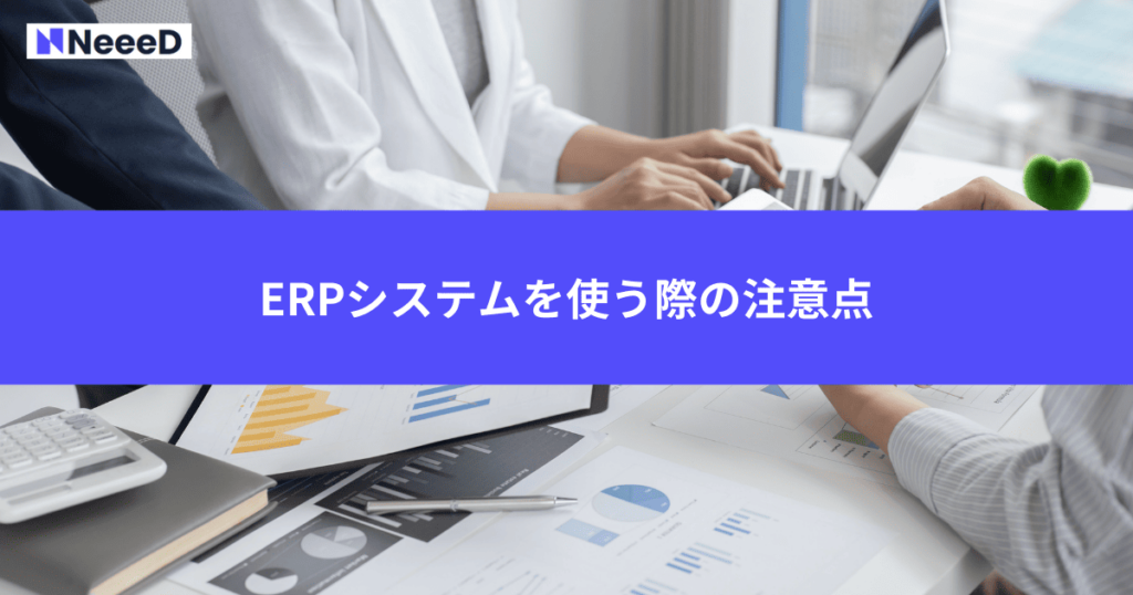 ERPシステムを使う際の注意点